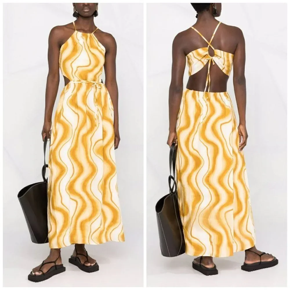 FAITHFULL THE BRAND La Piedra Maxi Dress in Talamanca Print
